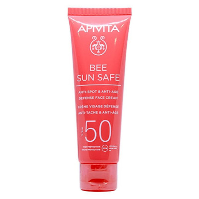 Apivita Bee Sun Safe Κρέμα Προσώπου κατά των Πανάδων & των Ρυτίδων SPF50 50 ml