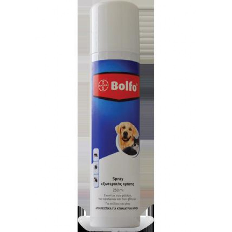Bolfo Εξωπαρασιτοκτόνο Spray Για Σκύλο Και Γάτα.