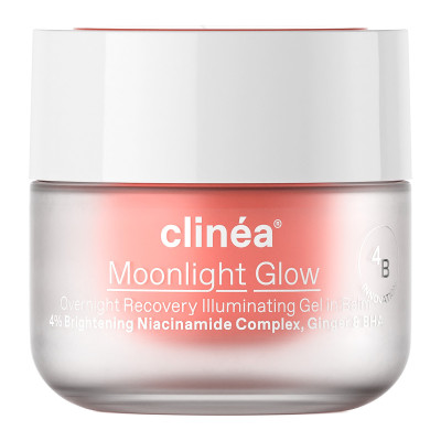 Clinea Moonlight Glow Αντιγηραντικό Gel Προσώπου Νυκτός 50ml