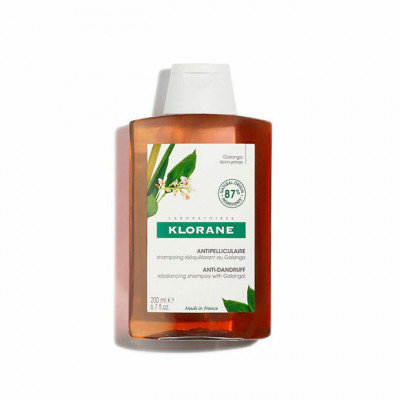 Klorane Klorane Anti-Dandruff Shampoo With Galanga (200ml) - Σαμπουάν Κατά της Πιτυρίδας με Γκαλάνγκα