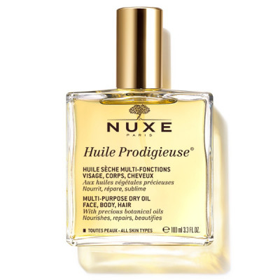 Nuxe Huile Prodigieuse, Ξηρό Ενυδατικό Λάδι για Πρόσωπο, Μαλλιά & Σώμα 100ml