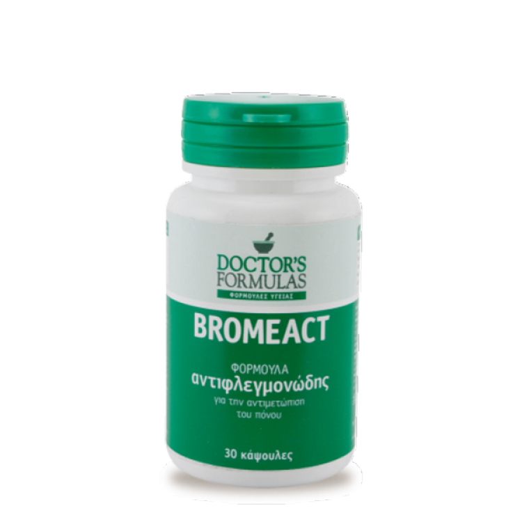 Doctor's Formulas Bromeact Φόρμουλα Αντιφλεγμονώδης 30 κάψουλες Doctor's Formulas Bromeact Φόρμουλα Αντιφλεγμονώδης 30 κάψουλες