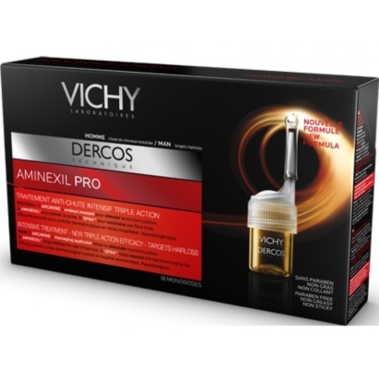 VICHY DERCOS AMINEXIL 18 ΑΜΠΟΥΛΕΣ x 6ml ΓΙΑ ΑΝΔΡΕΣ VICHY DERCOS AMINEXIL 18 ΑΜΠΟΥΛΕΣ x 6ml ΓΙΑ ΑΝΔΡΕΣ