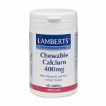 LAMBERTS CHEWABLE CALCIUM 400MG 60TAB