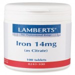 LAMBERTS IRON 14MG 100 TABS LAMBERTS IRON 14MG 100 TABS