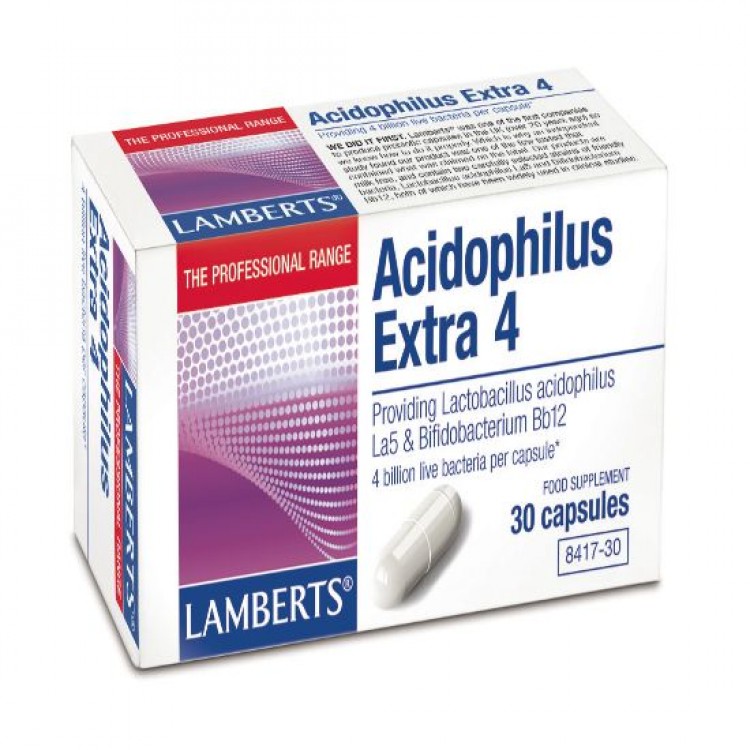 LAMBERTS ACIDOPHILUS EXTRA 4 30CAP