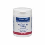 LAMBERTS VITAMIN B6 (PYRIDOXINE) 50MG 100TABS