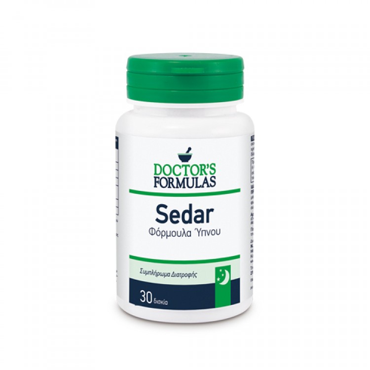 Doctor's Formulas Sedar Φόρμουλα Ύπνου 30 δισκία Doctor's Formulas Sedar Φόρμουλα Ύπνου 30 δισκία