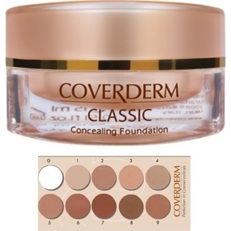 Coverderm Classic Concealing Foundation SPF30 05 15ml
