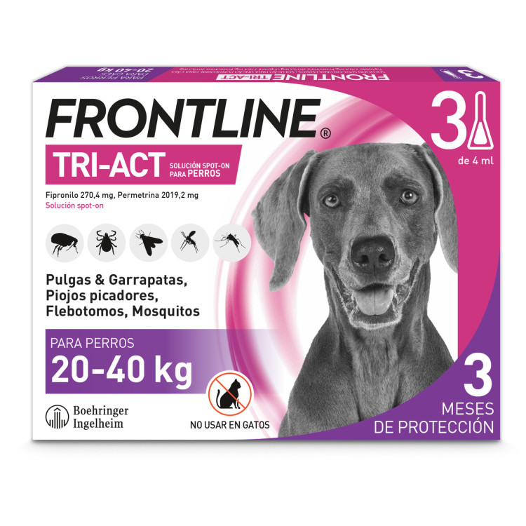 Frontline  Tri-Act L – από 20 έως 40 kg – Κατά των ψύλλων – 3 πιπέτες ΡΩΤΗΣΤΕ ΓΙΑ ΤΟ ΠΡΟΙΟΝ ΣΤΟ 2177060500