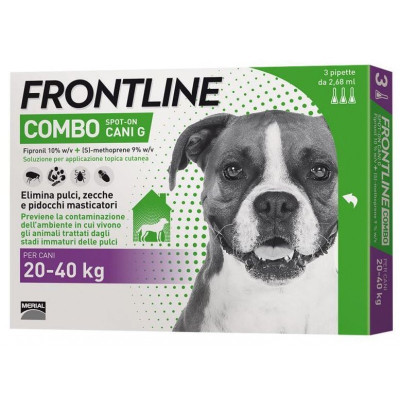 Frontline Combo Spot Dog Αντιπαρασιτικές Αμπούλες Σκύλων 20-40kg, 3 Αμπούλες ΡΩΤΗΣΤΕ ΓΙΑ ΤΟ ΠΡΟΙΟΝ ΣΤΟ 2177060500