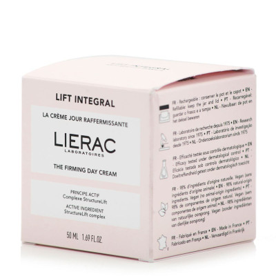 Lierac Lift Integral Κρέμα Προσώπου & Λαιμού Ημέρας με Υαλουρονικό Οξύ για Ενυδάτωση, Αντιγήρανση & Σύσφιξη 50ml