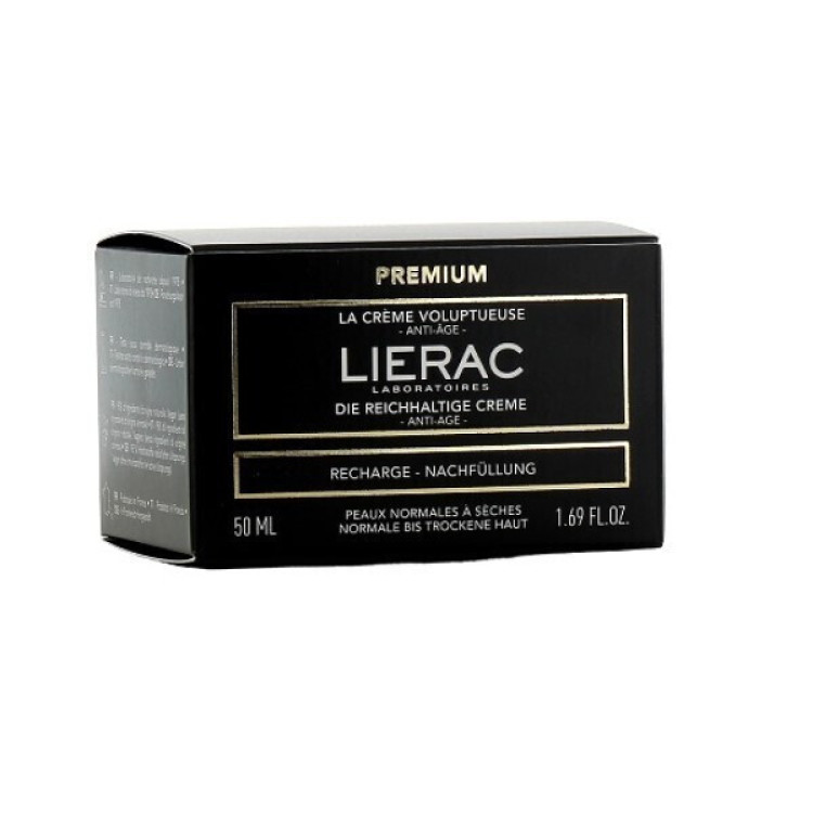 Lierac Premium La Creme Voluptueuse Ανταλλακτικό Κρέμας Προσώπου Ολικής Αντιγήρανσης για Κανονικές-Ξηρές Επιδερμίδες 50ml